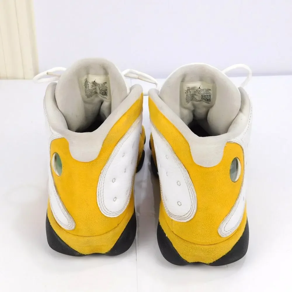 Nike Air Jordan 13 Retro Del Sol White Yellow Red Black Size 10 414571-167